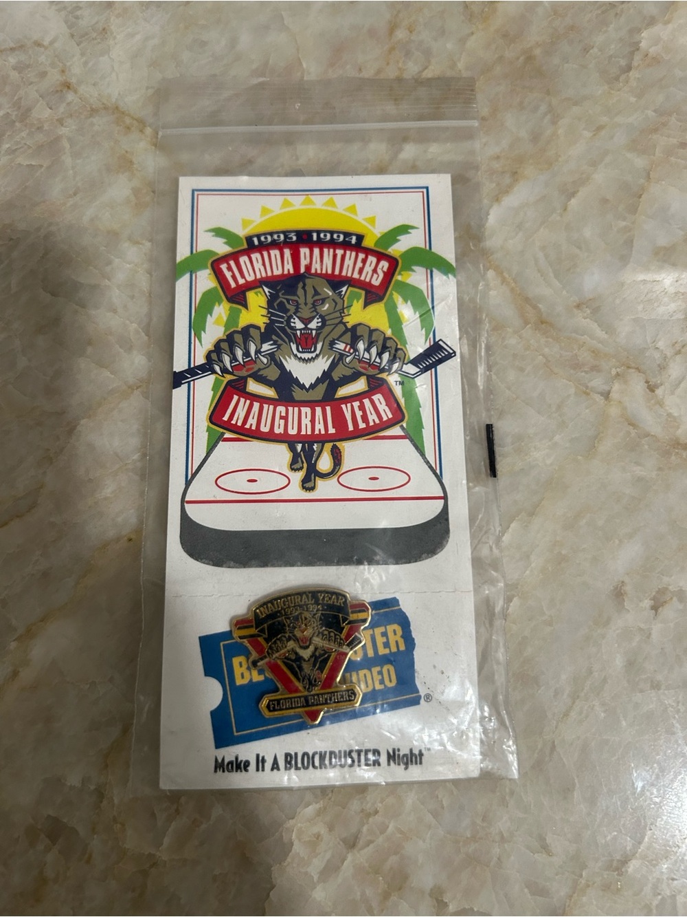 💜Florida  Panthers Inaugural Year Collector Pin -